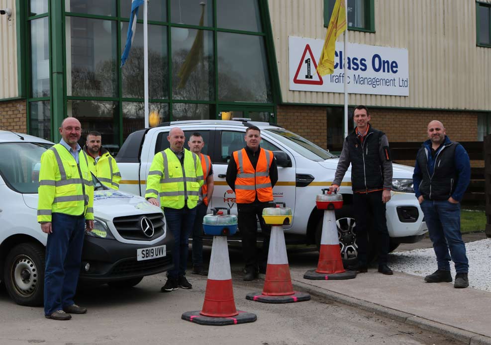 Class One enhance road worker safety in Scotland with digital technology